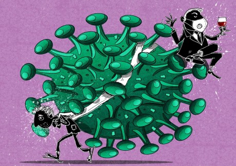Society’s poorest and most vulnerable have been hard hit by the pandemic, experts say. Illustration: Henry Wong