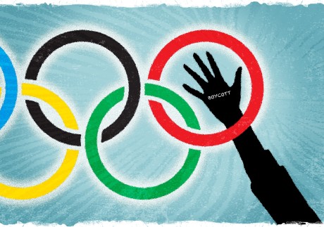 Several South Korean politicians have demanded that the government announce a boycott of the Olympics, though Seoul has thus far resisted. Illustration: Joe Lo