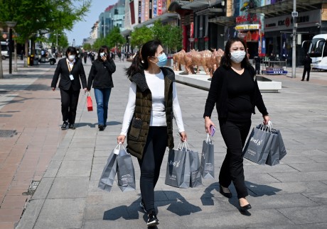 China’s retail sales were strong in the first half of the year, but consumer confidence has not yet fully recovered to pre-pandemic levels. Photo: AFP