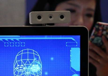 An artificial intelligence system backed by facial recognition which can used in mobile payments is demonstrated at the 3rd World Internet Conference Wuzhen Summit on November 26, 2016. Photo: Simon Song