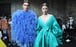 Looks from Valentino’s autumn/winter 2021 collection. This season’s fashion collections are full of bright hues, marking a move away from the pandemic’s neutrals.