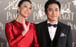 Hong Kong actress Carina Lau and her husband, actor Tony Leung Chiu-wai, posing for photographers on the red carpet of the 32nd Hong Kong Film Awards. Photo: SCMP Archives