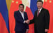 Philippine President Rodrigo Duterte with China’s President Xi Jinping in 2019. Photo: Reuters