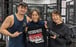 Christan Lee (left) and Angela Lee (right) with younger sister Victoria Lee at their family’s United MMA Hawaii gym. Photo: Instagram