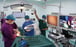Medical staff of the Shitai County People's Hospital conduct an endoscopic surgery under the guidance of experts from the Second Hospital of Anhui Medical University through a 5G-powered remote collaborative operating platform in Shitai, located in eastern China's Anhui province, on May 10, 2019. Photo: Xinhua