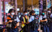 A student journalist is subject to a stop and search by riot police on Portland street in Mongkok in Hong Kong, China. Photo: Getty Images