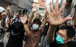 People chant anti-government slogans in Jordan, Hong Kong. Photo: Dickson Lee