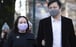 Meng Wanzhou and her husband, Liu Xiaozong, during a break from a court hearing in Vancouver, British Columbia, on December 9, 2020. Photo: AP