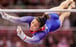 Sunisa Lee in action on the uneven bars during the US Olympic trials. Photo: AFP