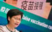 Carrie Lam unveils the changes on Monday. Photo: Felix Wong