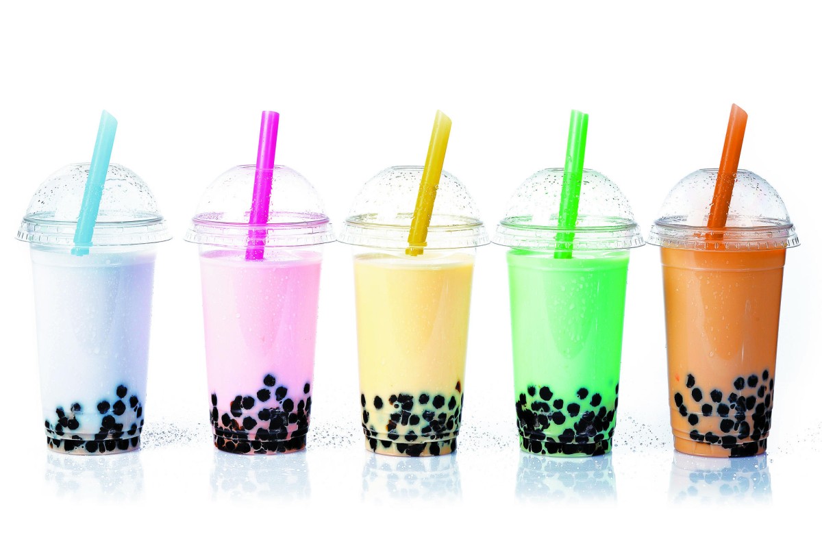 Бабл Теа. Бабл ти из тапиоки. Аято с бабл ти. Напиток Bubble Tea.