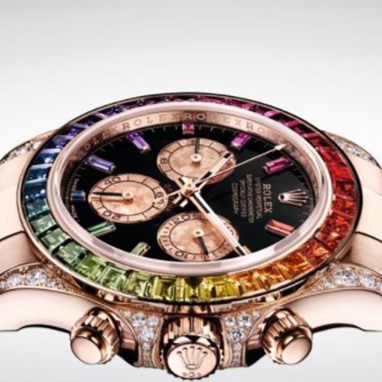 Часы bearing. Rolex Daytona Rainbow. Rolex Cosmograph Daytona Rainbow. Rolex Oyster Rainbow. Дайтоне с камнями.